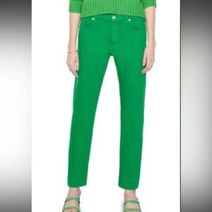 Frame grass green denim jeans size 28